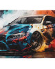 BMW 5 Beach Towel