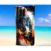 BMW 5 Beach Towel