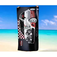 Fiat 500 Abarth Beach Towel