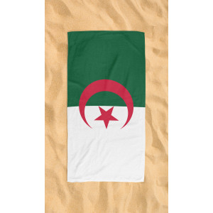 Algeria Flag Beach Towel