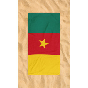 Cameroon Flag Beach Towel
