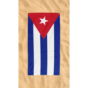 Cuba Flag Beach Towel