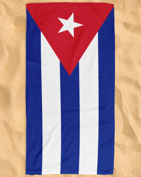 Cuba Flag Beach Towel