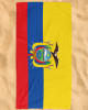 Ecuador Flag Beach Towel