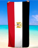 Egypt Flag Beach Towel
