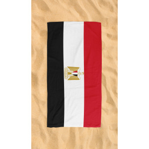 Egypt Flag Beach Towel