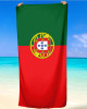 Portugal Flag Microfiber & Cotton Beach Towel