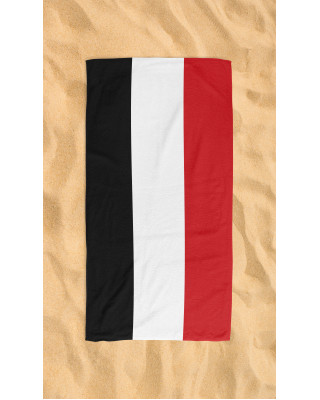 Yemen Flag  Beach Towel Microfiber & Cotton 