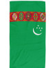 Turkmenistan Flag  Beach Towel Microfiber & Cotton 