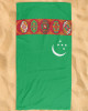 Turkmenistan Flag  Beach Towel Microfiber & Cotton 