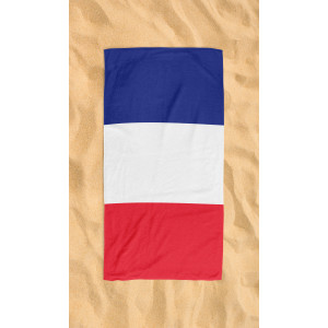 France  Flag Beach Towel