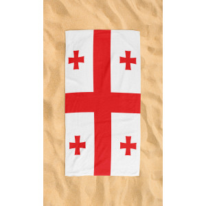 Georgia Flag Beach Towel