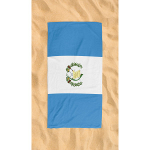 Guatemala Flag Beach Towel