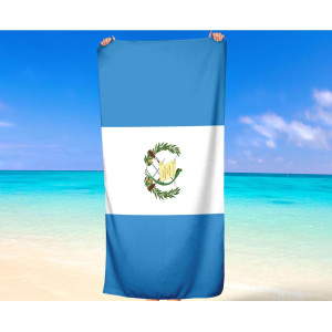 Guatemala Flag Beach Towel