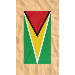 Guyana Flag Beach Towel
