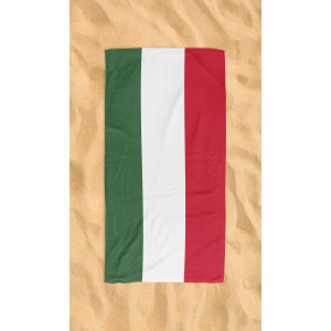 Hungary Flag Beach Towel