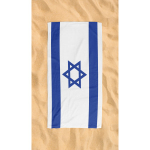 Israel Flag Beach Towel