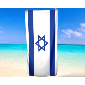 Israel Flag Beach Towel