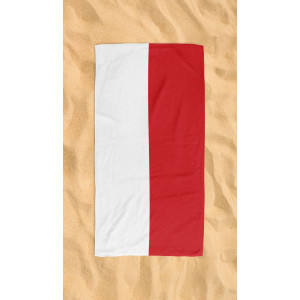 Indonesia Flag Beach Towel