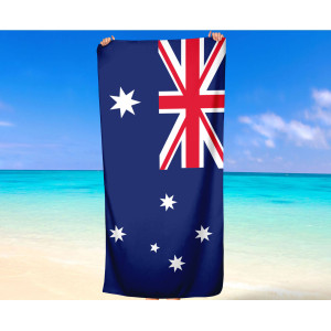 Australia Flag Beach Towel