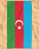 Azerbaijan Flag Beach Towel