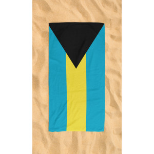 Bahamas Flag Beach Towel