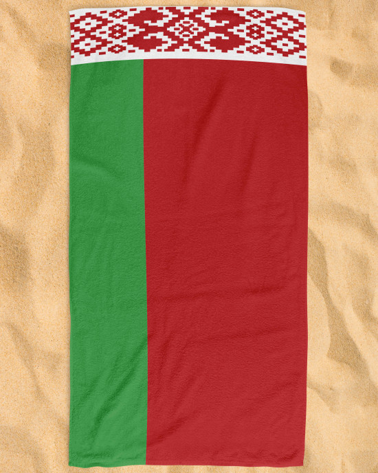 Belarus Flag Beach Towel