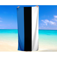 Estonia Flag Beach Towel