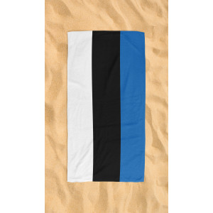 Estonia Flag Beach Towel