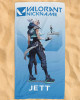 Valorant Jett Beach Towel – Custom Name