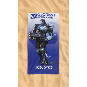 Valorant Kayo Beach Towel – Custom Name