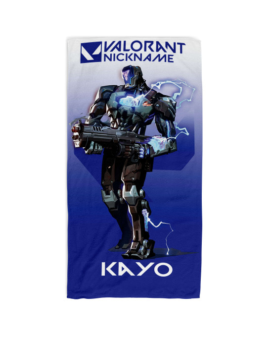Valorant Kayo Beach Towel – Custom Name