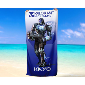 Valorant Kayo Beach Towel – Custom Name