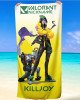 Valorant Killjoy Beach Towel – Custom Name