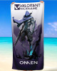 Valorant Omen Personalised Beach Towel – Custom Name