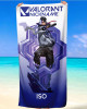 Valorant Iso Personalized Beach Towel – Custom Name