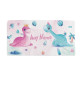 Girl Dino Kids Beach Towel – Custom Name Personalised Design