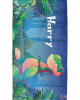 Personalized Dinosaur Dino T-Rex Kids Custom Name Beach Towel Microfiber & Cotton