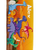Personalized Dinosaur Dino Kids Custom Name Beach Towel Microfiber & Cotton