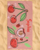 Personalized Baby Custom Name Beach Towel - Sweet Cherry Edition Microfiber & Cotton