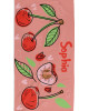 Personalized Baby Custom Name Beach Towel - Sweet Cherry Edition Microfiber & Cotton