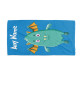 Funny Monster Kids Beach Towel – Custom Name Personalised Design
