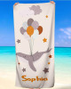 Personalized Baby Beach Towel - Custom Name Kids Whale