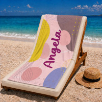 Personalized Name Boho Beach Towels Custom Name