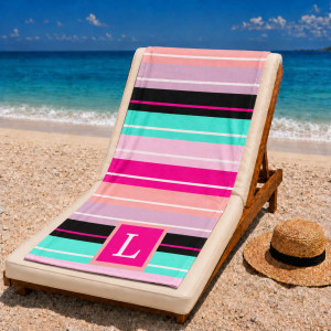 Personalized Initial Beach Towels Custom 