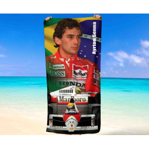 Ayrton Senna Beach Towel
