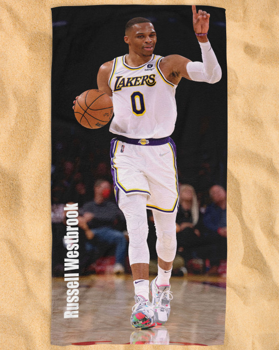 Russell Westbrook Oklahoma City Thunder Beach Towel