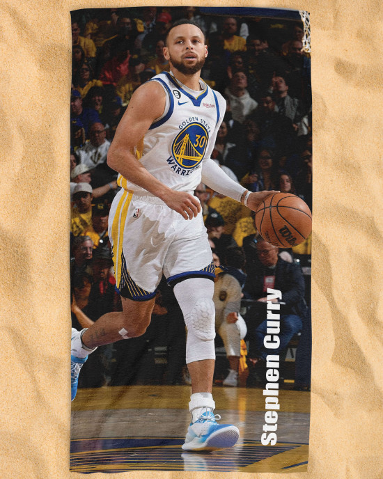 Steph Curry Golden State Warriors Premium Beach Towel