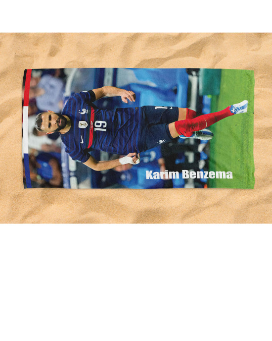 Karim Benzema France National Team Beach Towel Premium Fan Edition