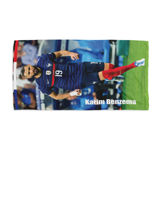 Karim Benzema France National Team Beach Towel Premium Fan Edition